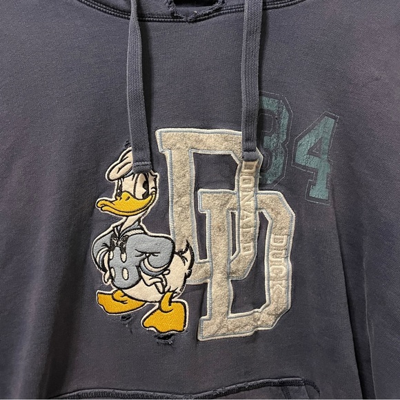 Disney Donald Duck Vintage Embroidered Sweatshirt - Picture 4 of 12
